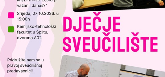 Četvrto izdanje Dječjeg sveučilišta – „Marko Marulić – otac hrvatske književnosti: zašto je važan i danas?“